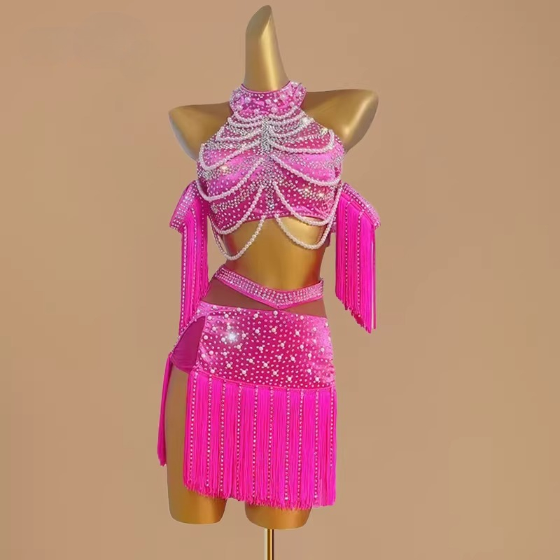 Outdoor Sport Dress - 2026 New Latin Performance Dance Dress