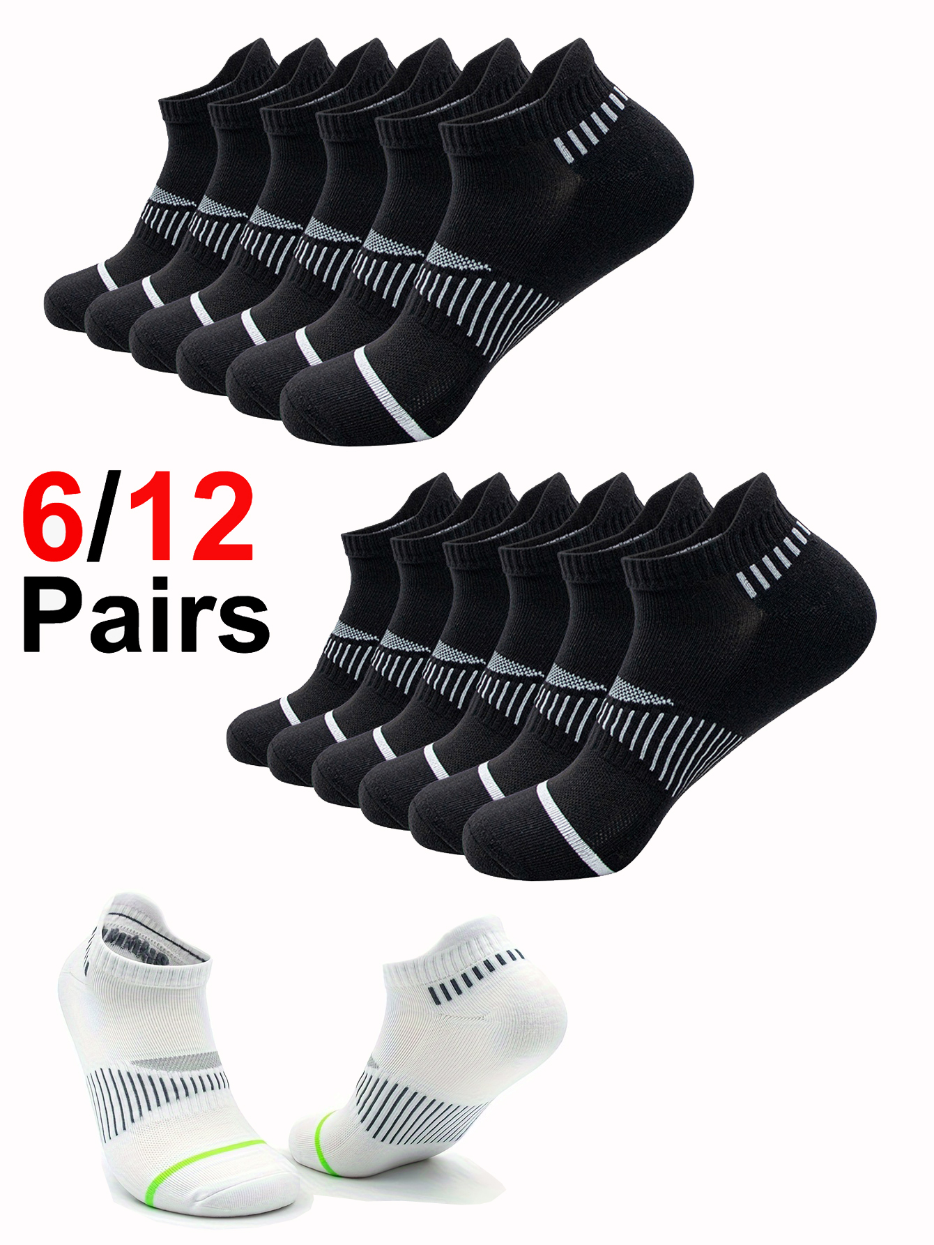 Outdoor Sports Activities - Classic Crew White Men's Socks Unisex