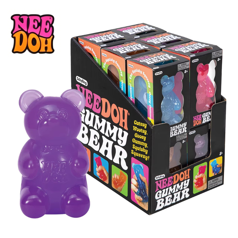 Outdoor Sports Accessories - Nee Doh Cute Bear Maltose Sensory