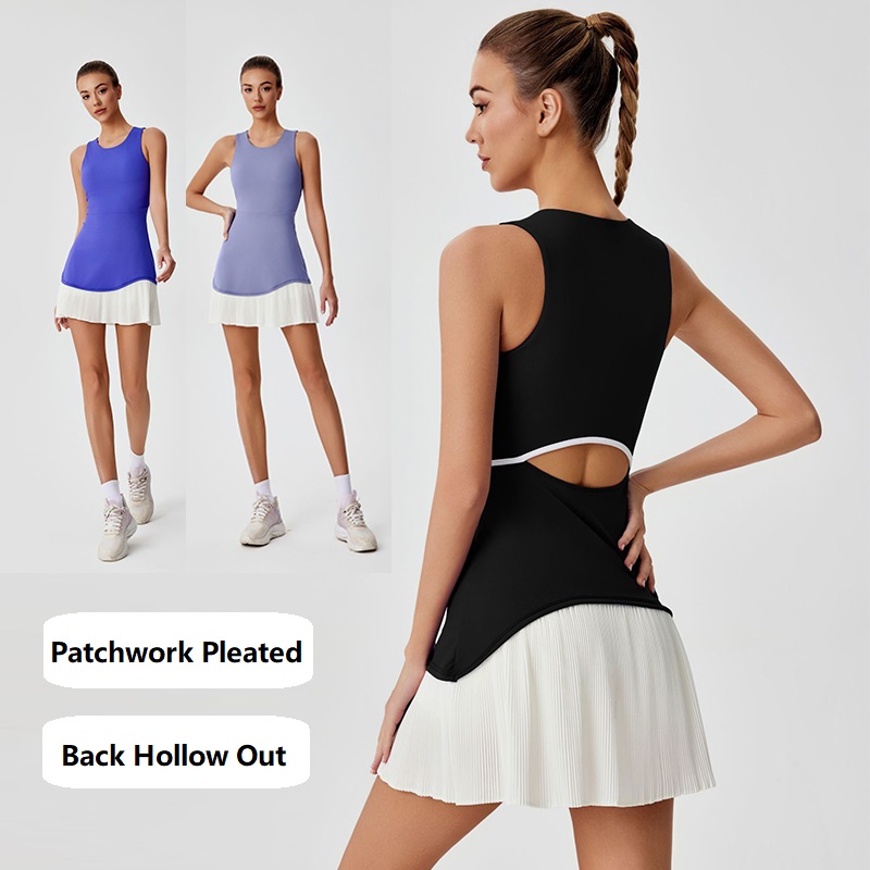 Summer Tennis Dress Hollow Out - Outdoor Sport Dress recensie en prijs