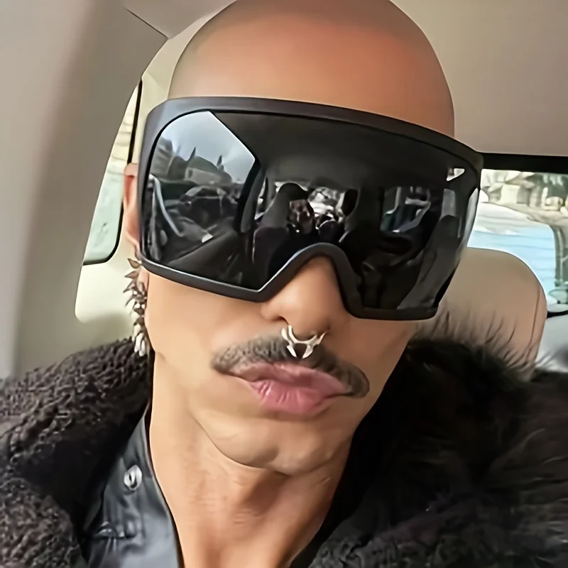 Oversized Sunglasses Men Wrap  - Outdoor Sport Glasses recensie en prijs