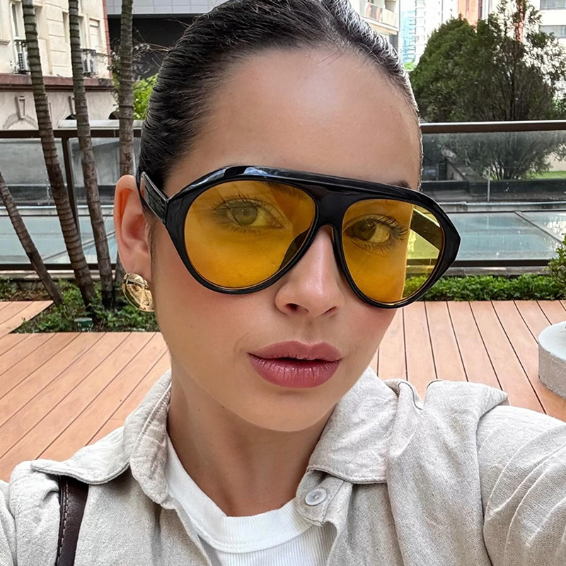 Fashion Oversized Pilot Sungla - Outdoor Sport Glasses recensie en prijs
