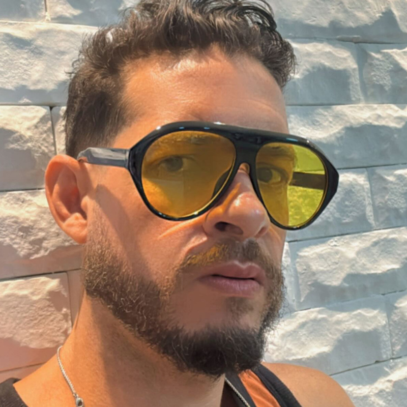 Fashion Oversized Pilot Sungla - Outdoor Sport Glasses recensie en prijs