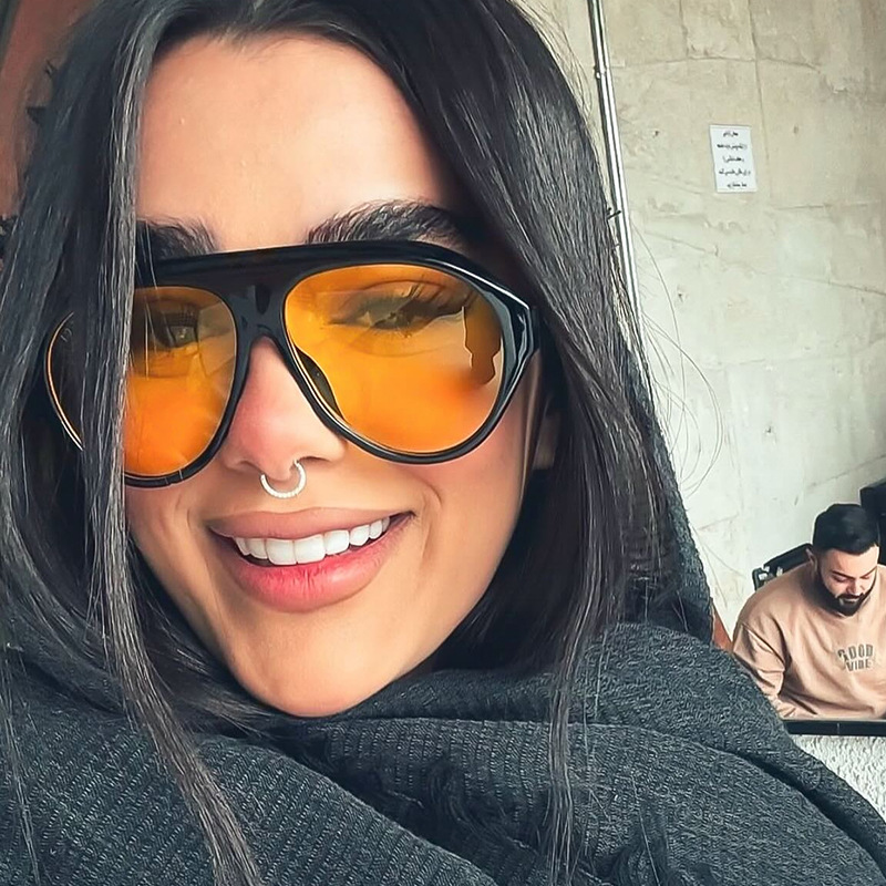Fashion Oversized Pilot Sungla - Outdoor Sport Glasses recensie en prijs