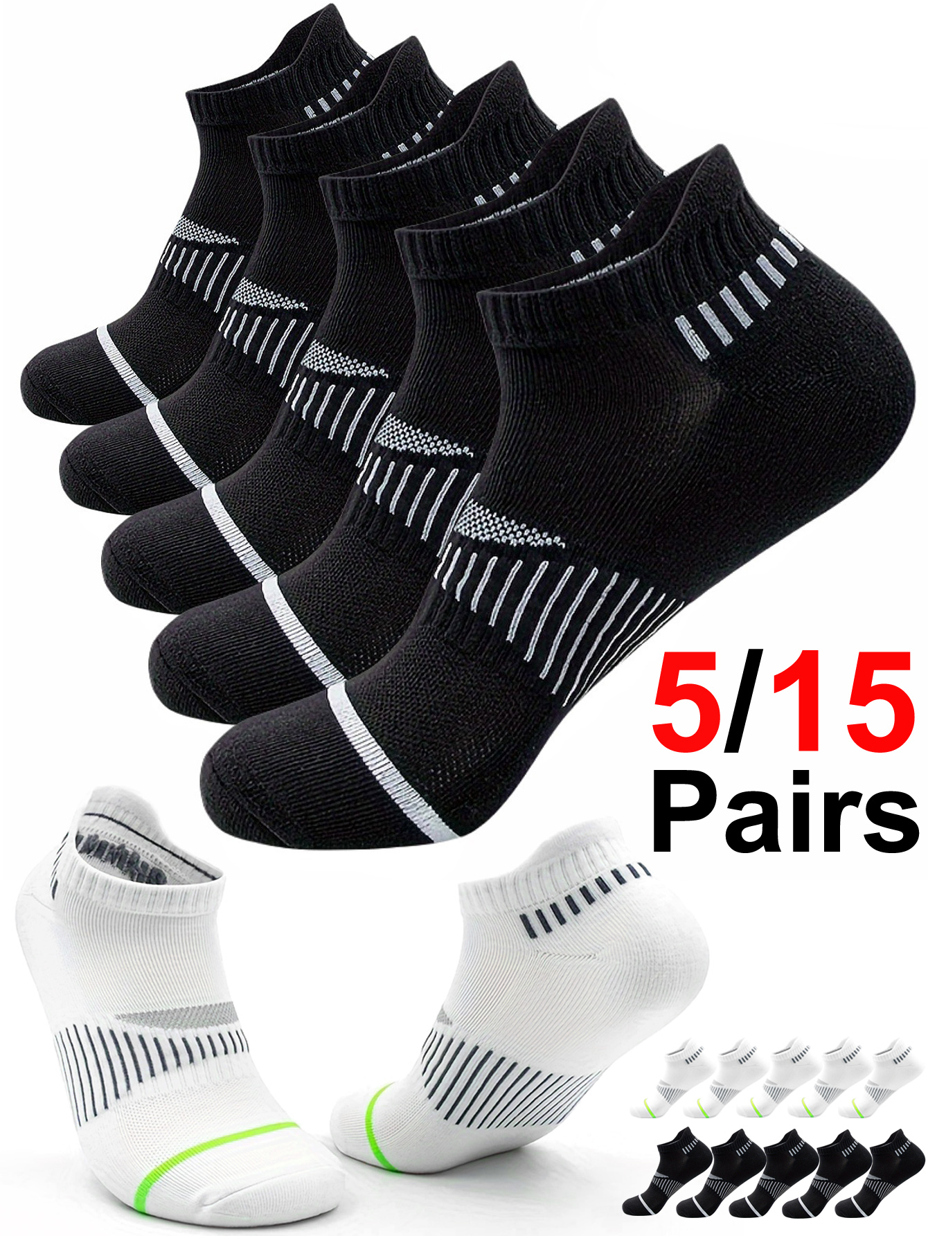 Classic Crew White Men's Socks - Outdoor Sports Activities recensie en prijs