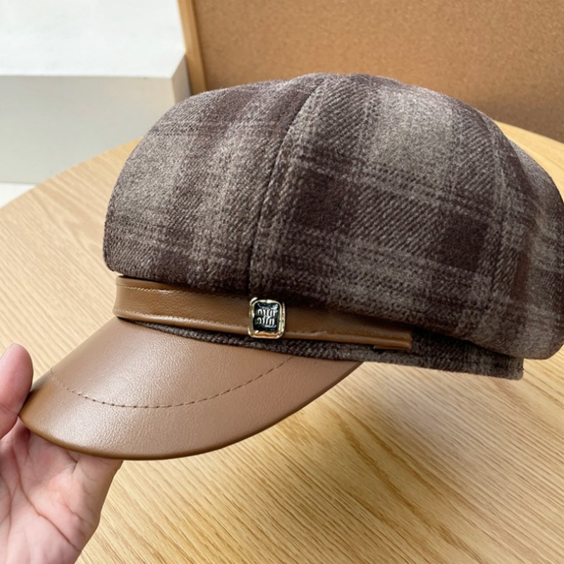 New PU Leather Patchwork Grid  - Outdoor Sport Hat recensie en prijs