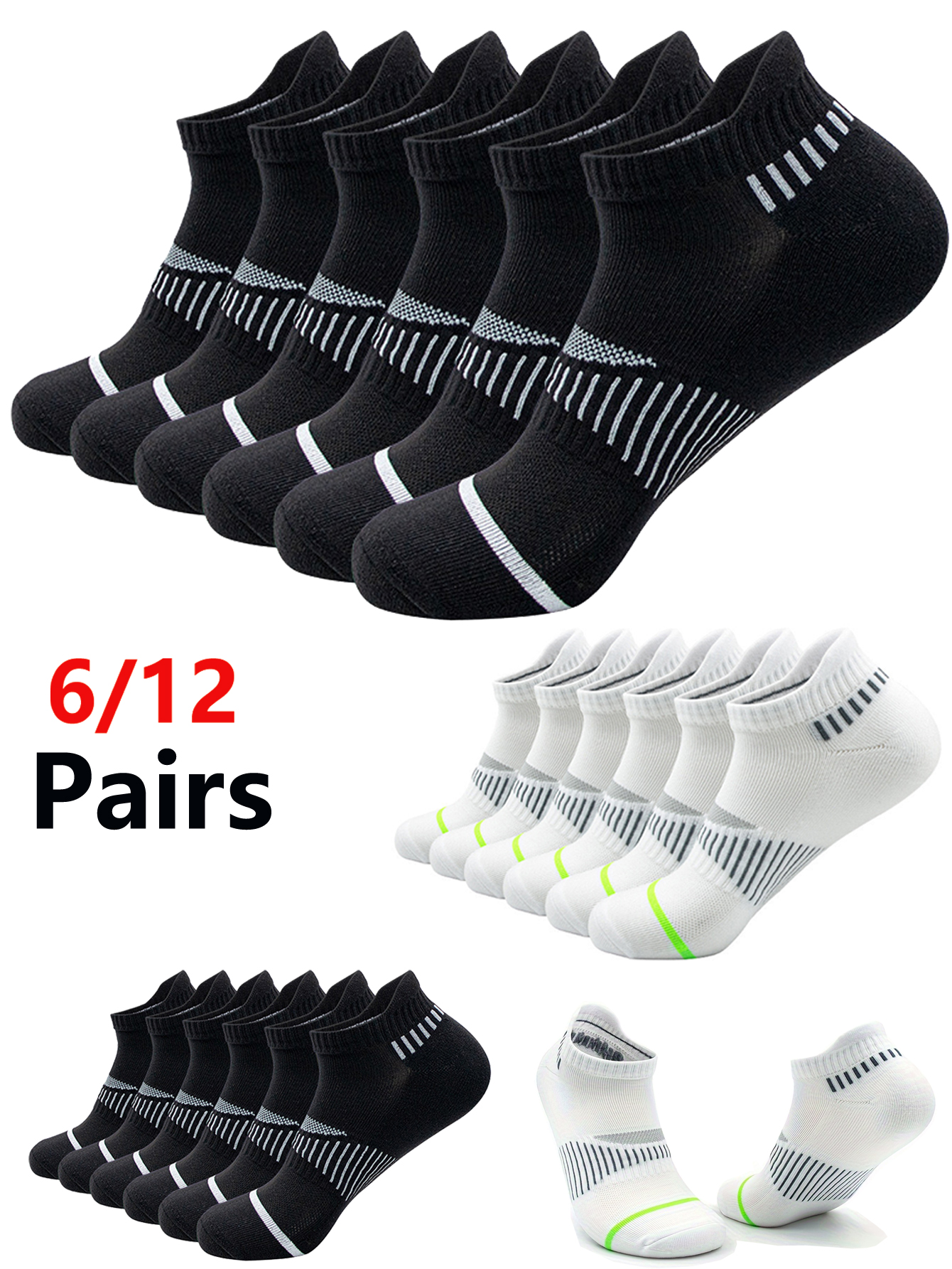 Classic Crew White Men's Socks - Outdoor Sports Activities recensie en prijs