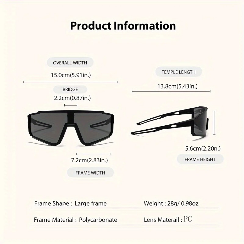 2pcs Men's Oversized Cycling S - Outdoor Sports Accessories recensie en prijs