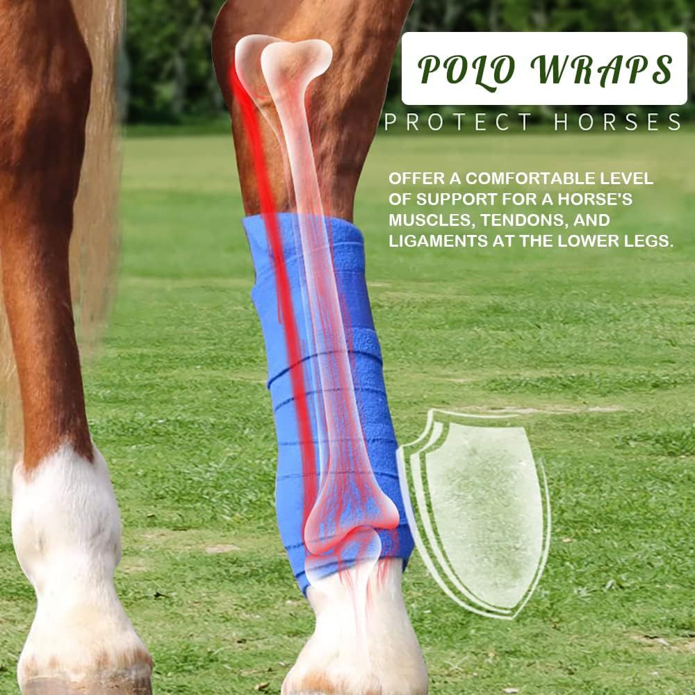 4 Pack Horse Polo Wraps Upgrad - Polo Wraps Fleece recensie en prijs